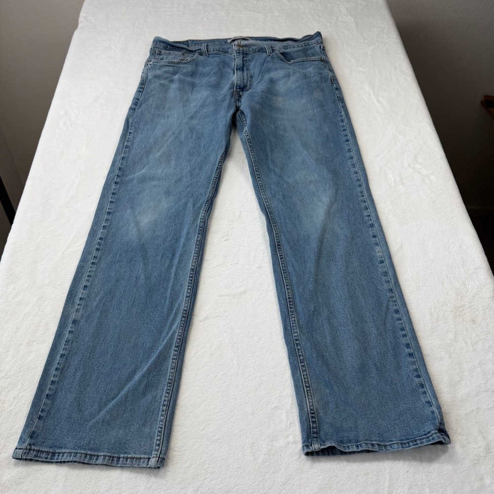Signature by Levi Strauss Relaxed Fit Mens 36x32 Blue‎ Good Medium Wash Denim